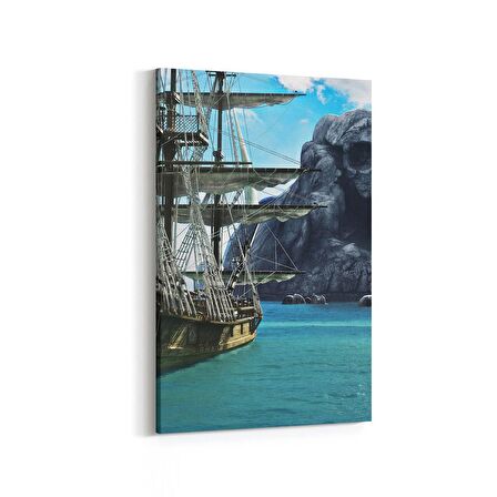 Olla 12325D Araç Görseli Dikey Kanvas Tablo (Ölçü: 70X105)