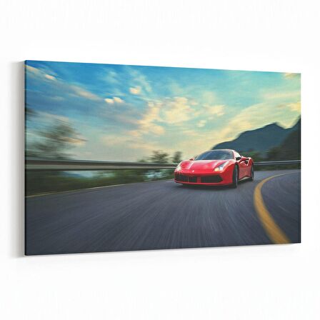 Olla 12365Y Araç Görseli Yatay Kanvas Tablo (Ölçü: 70X50)