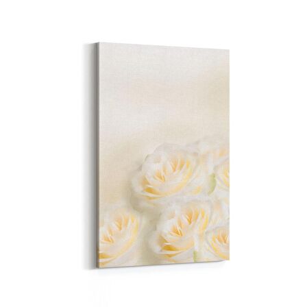 Olla 11576D Çiçek Görseli Dikey Kanvas Tablo (Ölçü: 60X90)