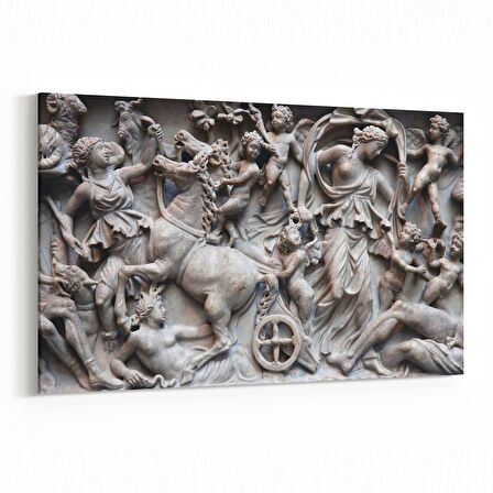 Olla 16285Y Heykel / Sanat Görseli Yatay Kanvas Tablo (Ölçü: 120X80)