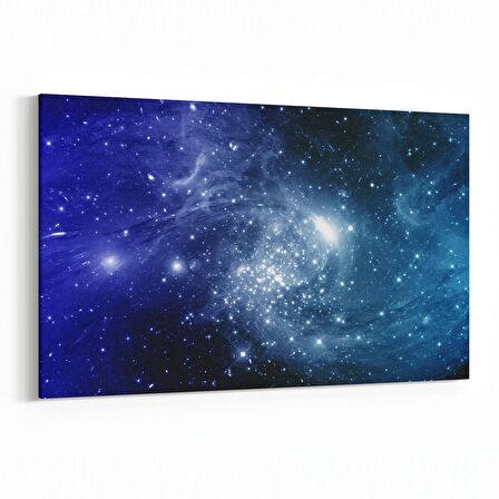 Olla 14771Y Gece Gökyüzü Görseli Yatay Kanvas Tablo (Ölçü: 45X30)