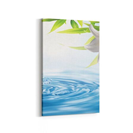 Olla 17040D Spa / Masaj Görseli Dikey Kanvas Tablo (Ölçü: 100X150)