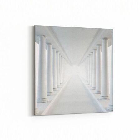 Olla 10426K Abstract Tünel Görsel Kare Kanvas Tablo (Ölçü: 60X60)