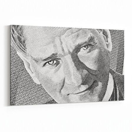 Olla 12417Y Mustafa Kemal Atatürk Yatay Kanvas Tablo (Ölçü: 30X20)