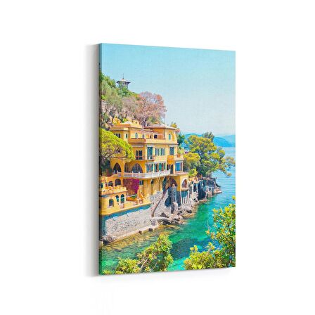 Olla 18844D Yapı Görseli Dikey Kanvas Tablo (Ölçü: 100X150)