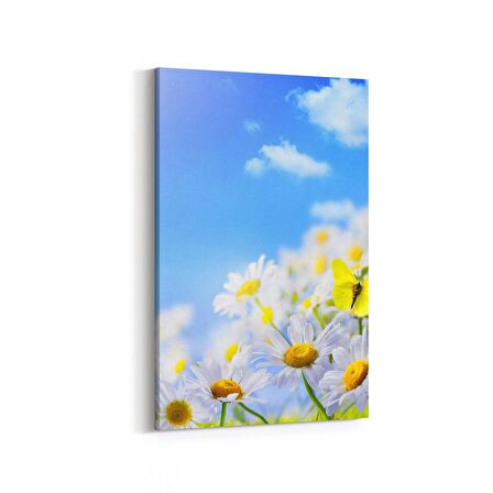 Olla 11671D Orkide Çiçek Görseli Dikey Kanvas Tablo (Ölçü: 70X105)