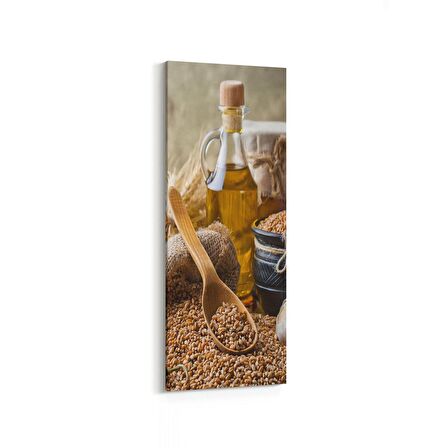 Olla 15119DI Gıda Görseli Dikey İnce Kanvas Tablo (Ölçü: 40X120)