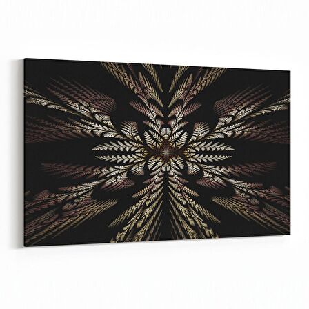 Olla 10310Y Abstract Görsel Yatay Kanvas Tablo (Ölçü: 90X60)