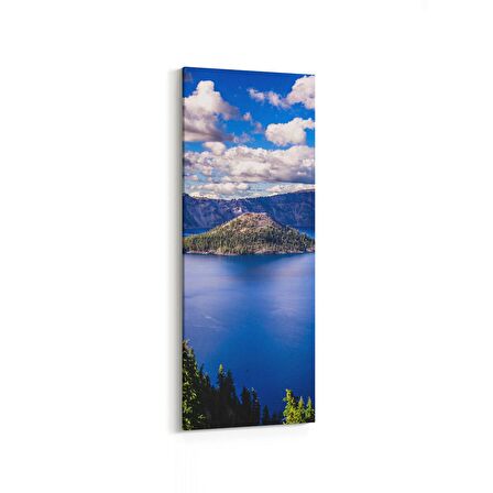 Olla 13729DI Doğa / Manzara Görseli Dikey İnce Kanvas Tablo (Ölçü: 40X120)