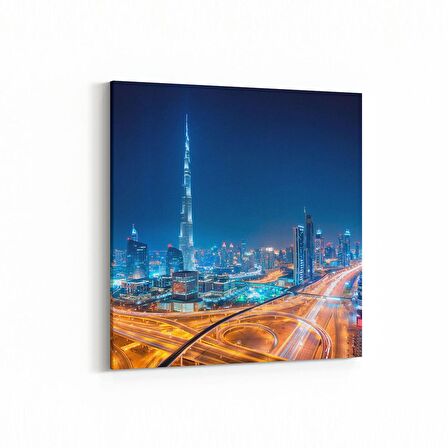 Olla 18560K4 Yapı Görseli Kare 4'lü Kanvas Tablo (Ölçü: 65X65)