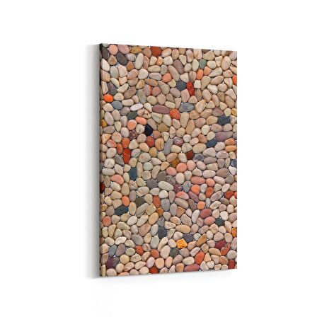 Olla 17380D Taş / Tuğla Görseli Dikey Kanvas Tablo (Ölçü: 70X105)