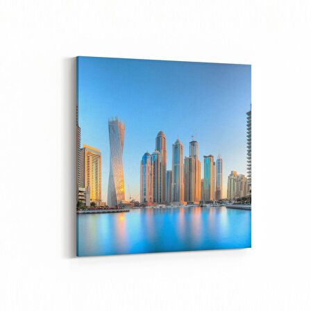 Olla 18223K Yapı Görseli Kare Kanvas Tablo (Ölçü: 25X25)