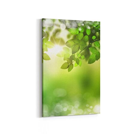 Olla 10715D Ağaç Görseli Dikey Kanvas Tablo (Ölçü: 100X150)