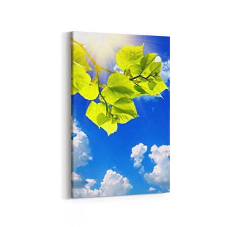 Olla 10634D Ağaç Görseli Dikey Kanvas Tablo (Ölçü: 80X120)