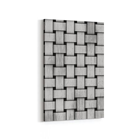 Olla 10025D Abstract 3 Boyut Görsel Dikey Kanvas Tablo (Ölçü: 100X150)