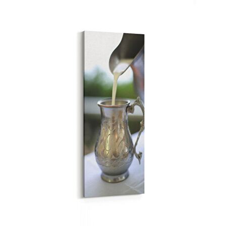 Olla 15007DI Gıda Görseli Dikey İnce Kanvas Tablo (Ölçü: 40X120)