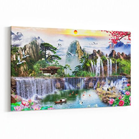 Olla 13575Y Doğa / Manzara Görseli Yatay Kanvas Tablo (Ölçü: 150X100)
