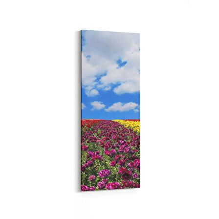 Olla 13978DI Doğa / Manzara Görseli Dikey İnce Kanvas Tablo (Ölçü: 40X120)