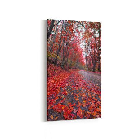 Olla 14577DD Doğa / Manzara Görseli Dikey Dar Kanvas Tablo (Ölçü: 40X80)