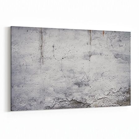 Olla 12454Y Beton Görseli Yatay Kanvas Tablo (Ölçü: 90X60)
