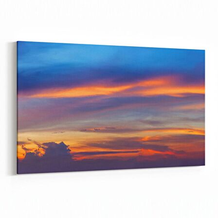 Olla 16079Y Günbatımı Görseli Yatay Kanvas Tablo (Ölçü: 150X100)
