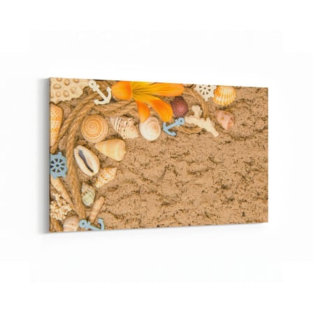 Olla 16554Y Kumsal / Sahil Görseli Yatay Kanvas Tablo (Ölçü: 30X20)