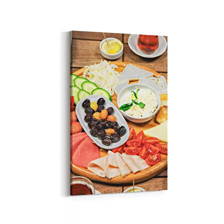 Olla 14967D Gıda Görseli Dikey Kanvas Tablo (Ölçü: 100X150)