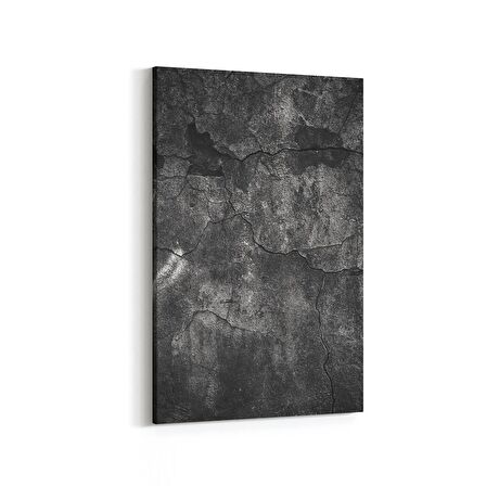 Olla 12450D Beton Görseli Dikey Kanvas Tablo (Ölçü: 100X150)