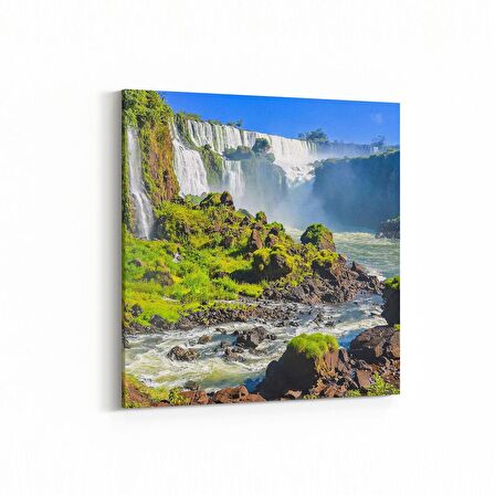 Olla 14357K Doğa / Manzara Görseli Kare Kanvas Tablo (Ölçü: 30X30)