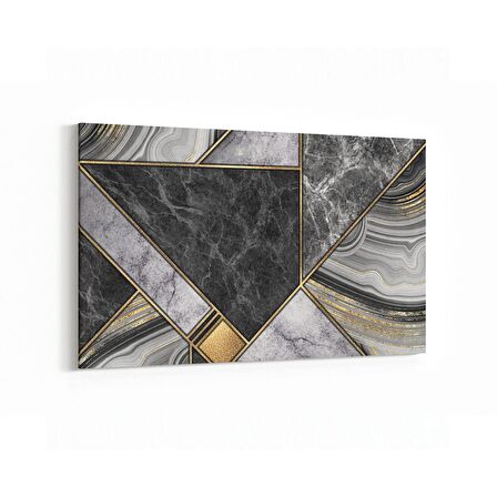 Olla 16673Y Mermer Desen Görsel Yatay Kanvas Tablo (Ölçü: 45X30)