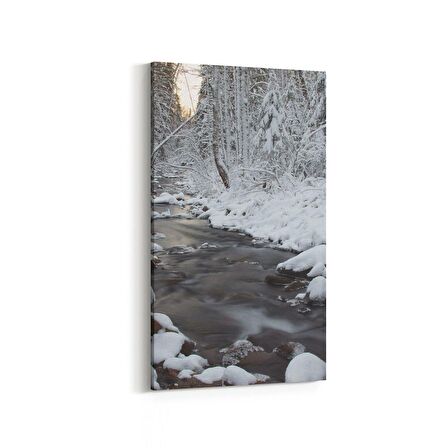 Olla 14140DD Doğa / Manzara Görseli Dikey Dar Kanvas Tablo (Ölçü: 30X60)