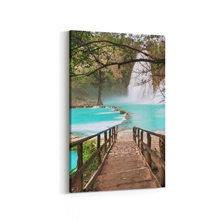 Olla 13643D Doğa / Manzara Görseli Dikey Kanvas Tablo (Ölçü: 60X90)