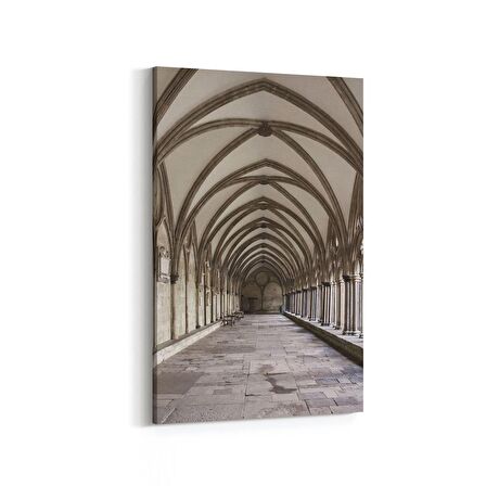 Olla 18211D Yapı Görseli Dikey Kanvas Tablo (Ölçü: 70X105)