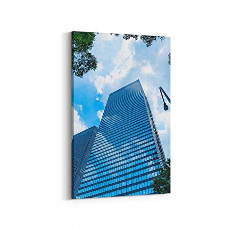 Olla 18621D Yapı Görseli Dikey Kanvas Tablo (Ölçü: 60X90)