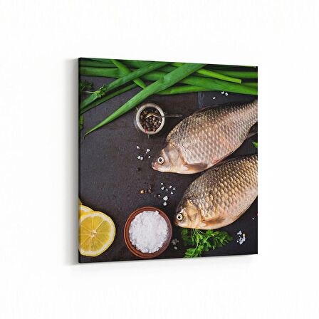 Olla 15197K Gıda Görseli Kare Kanvas Tablo (Ölçü: 30X30)