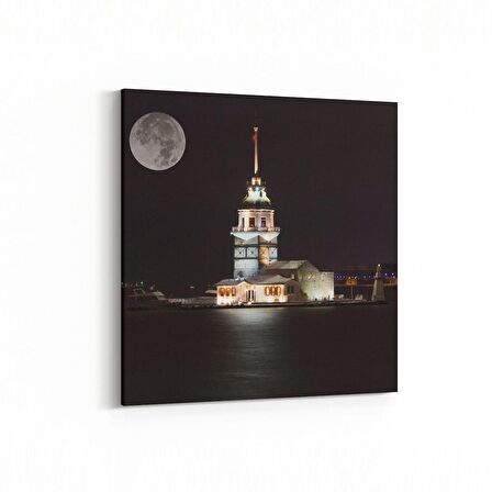 Olla 18831K4 Yapı Görseli Kare 4'lü Kanvas Tablo (Ölçü: 65X65)