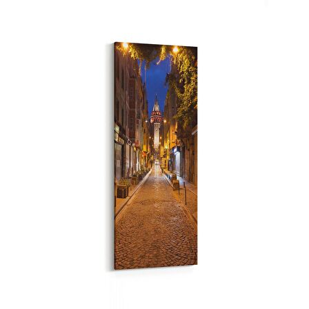 Olla 18484DI Yapı Görseli Dikey İnce Kanvas Tablo (Ölçü: 40X120)