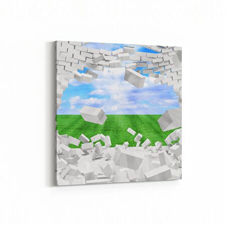 Olla 14530K Doğa / Manzara Görseli Kare Kanvas Tablo (Ölçü: 30X30)