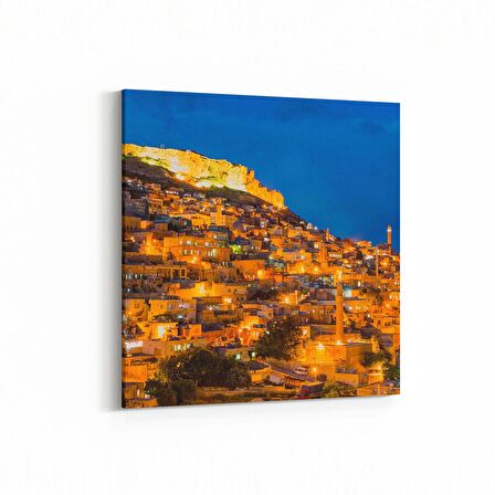 Olla 18705K4 Yapı Görseli Kare 4'lü Kanvas Tablo (Ölçü: 145X145)