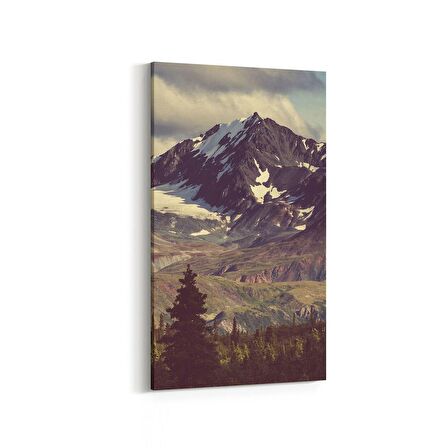 Olla 13882DD Doğa / Manzara Görseli Dikey Dar Kanvas Tablo (Ölçü: 30X60)
