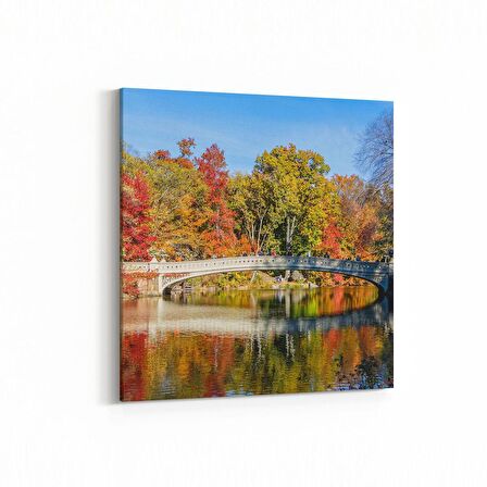 Olla 13624K Doğa / Manzara Görseli Kare Kanvas Tablo (Ölçü: 25X25)