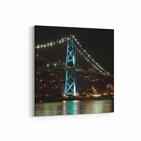 Olla 18307K Yapı Görseli Kare Kanvas Tablo (Ölçü: 25X25)