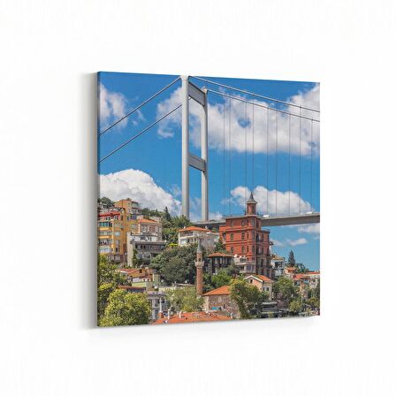 Olla 17920K Yapı Görseli Kare Kanvas Tablo (Ölçü: 60X60)