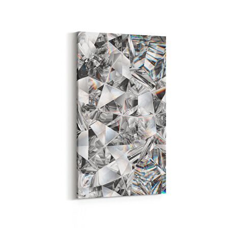Olla 10209DD Abstract Görsel Dikey Dar Kanvas Tablo (Ölçü: 40X80)