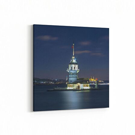 Olla 18773K Yapı Görseli Kare Kanvas Tablo (Ölçü: 25X25)