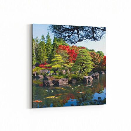 Olla 14604K Doğa / Manzara Görseli Kare Kanvas Tablo (Ölçü: 40X40)