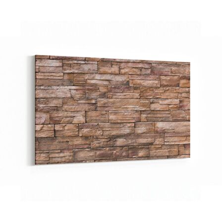 Olla 17409Y Taş / Tuğla Görseli Yatay Kanvas Tablo (Ölçü: 150X100)