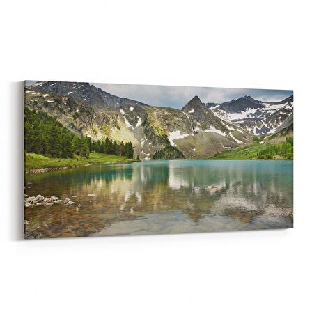Olla 13566YD Doğa / Manzara Görseli Yatay Dar Kanvas Tablo (Ölçü: 60X30)
