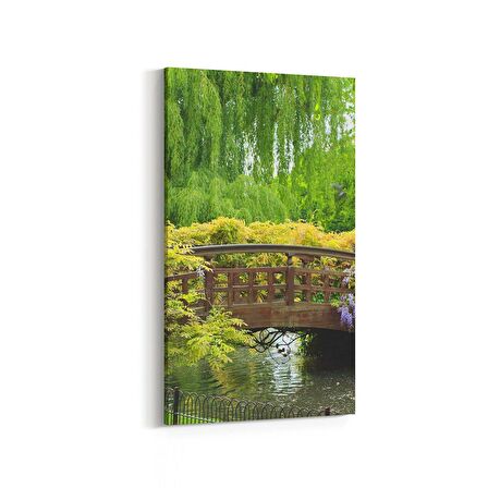 Olla 14204DD Doğa / Manzara Görseli Dikey Dar Kanvas Tablo (Ölçü: 40X80)