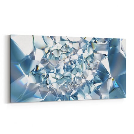 Olla 10083YD Abstract Görsel Yatay Dar Kanvas Tablo (Ölçü: 160X80)